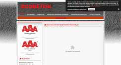 Desktop Screenshot of ecobeton.si